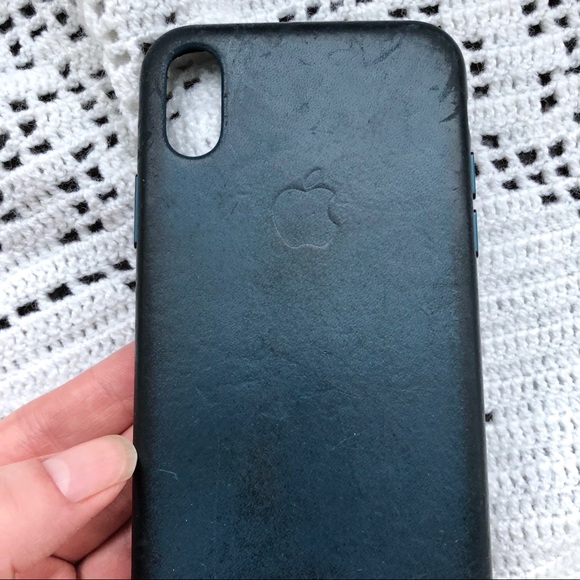 Apple IPhone X genuine leather cell phone case - Picture 4 of 6